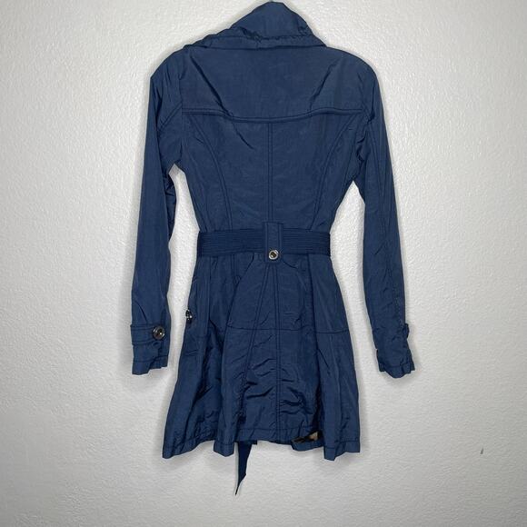 Laundry by Shelli Segal Womens Jacket Size XS Blue Button Front Long Sleeve - Picture 2 of 16